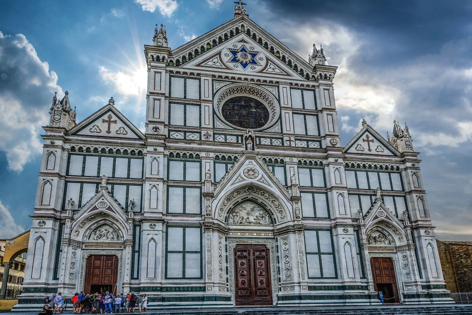 The facade of Santa Croce
