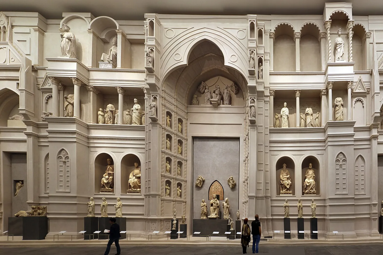 The full-size reconstruction of the cathedral's medieval facade in the Museo dell'Opera del Duomo
