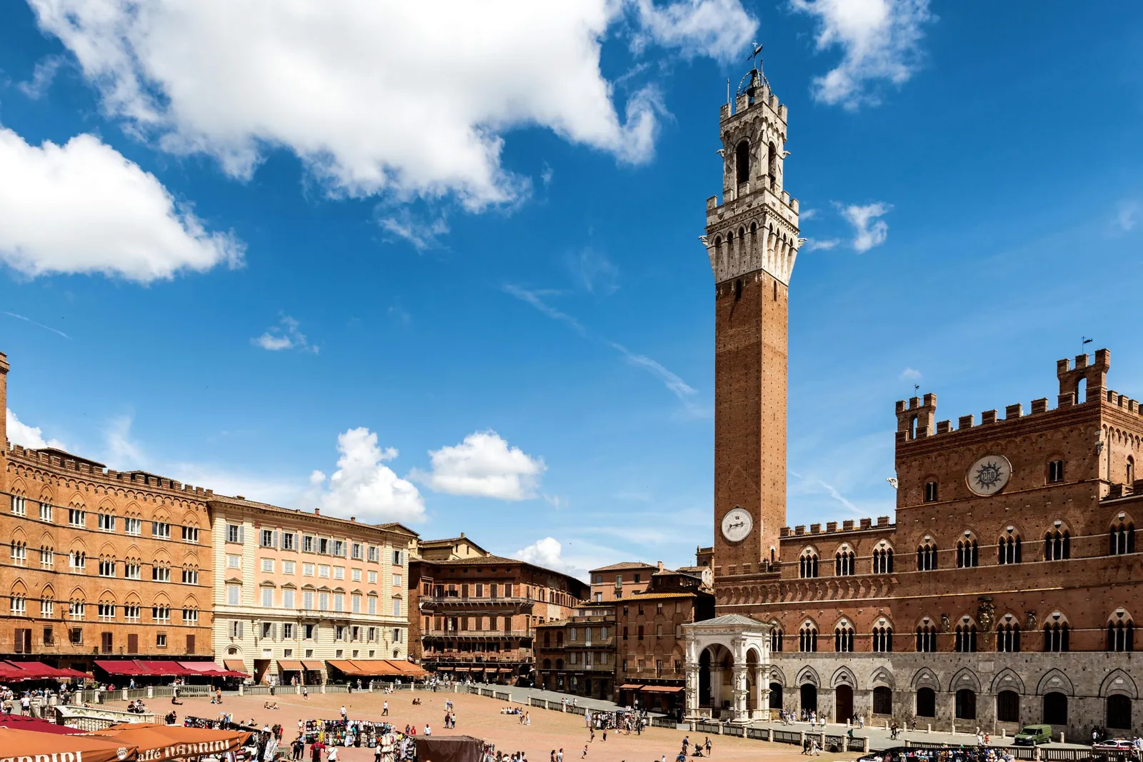 Piazza del Campo and the Torre del Mangia in Siena